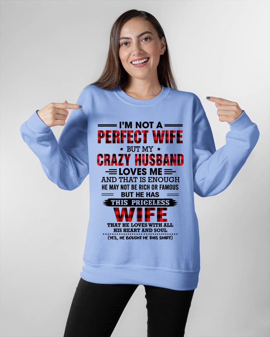 CRAZY HUSBAND LOVES ME WIFE SHIRT - FROM HUSBAND - TLEE00 (SKU2608-651-00)