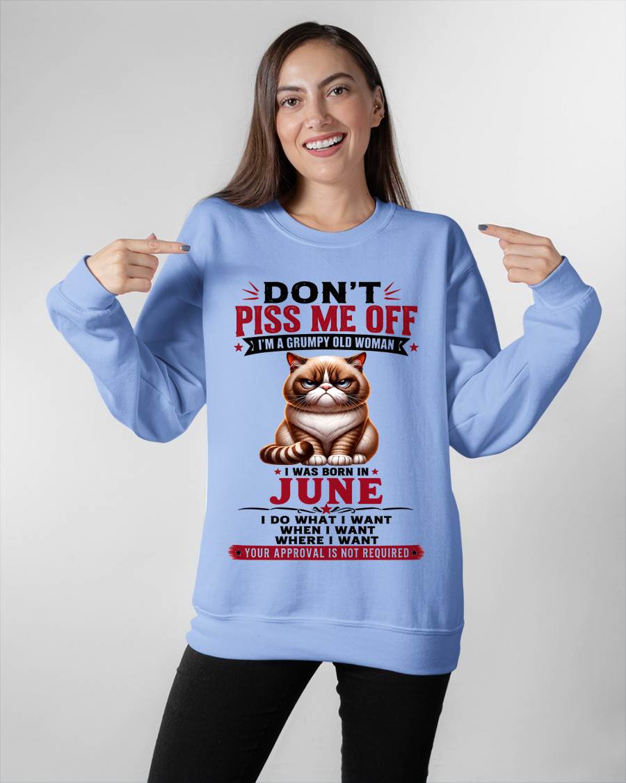 JUNE – ZERO PATIENCE FUNNY CAT - FOR WOMEN - TLEE06 (SKU2608-291-06)