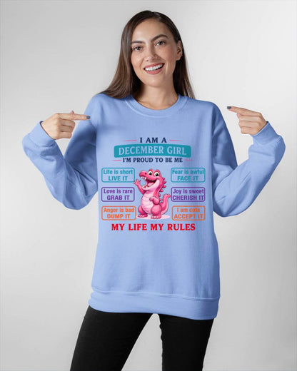 DECEMBER GIRL – MY LIFE MY RULES - FOR WOMEN - TLEE12 (SKU2604-245-12)
