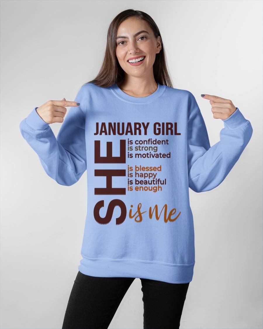 JANUARY BORN GIRL – CONFIDENT & STRONG - FOR WOMEN - TLEE01 (SKU2605-04-01)