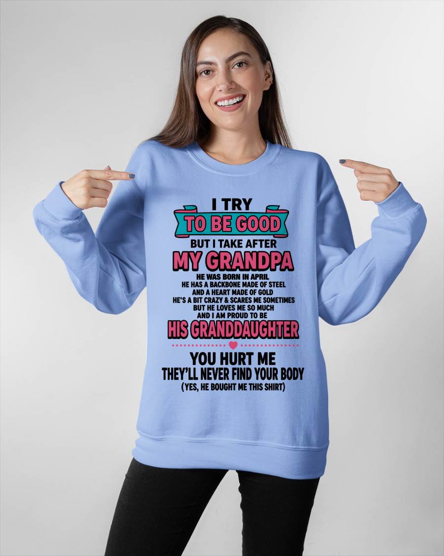 APRIL - I TRY TO BE GOOD BUT I TAKE AFTER MY GRANDPA - FROM GRANDPA - TLEE04 (SKU2606-212-04)