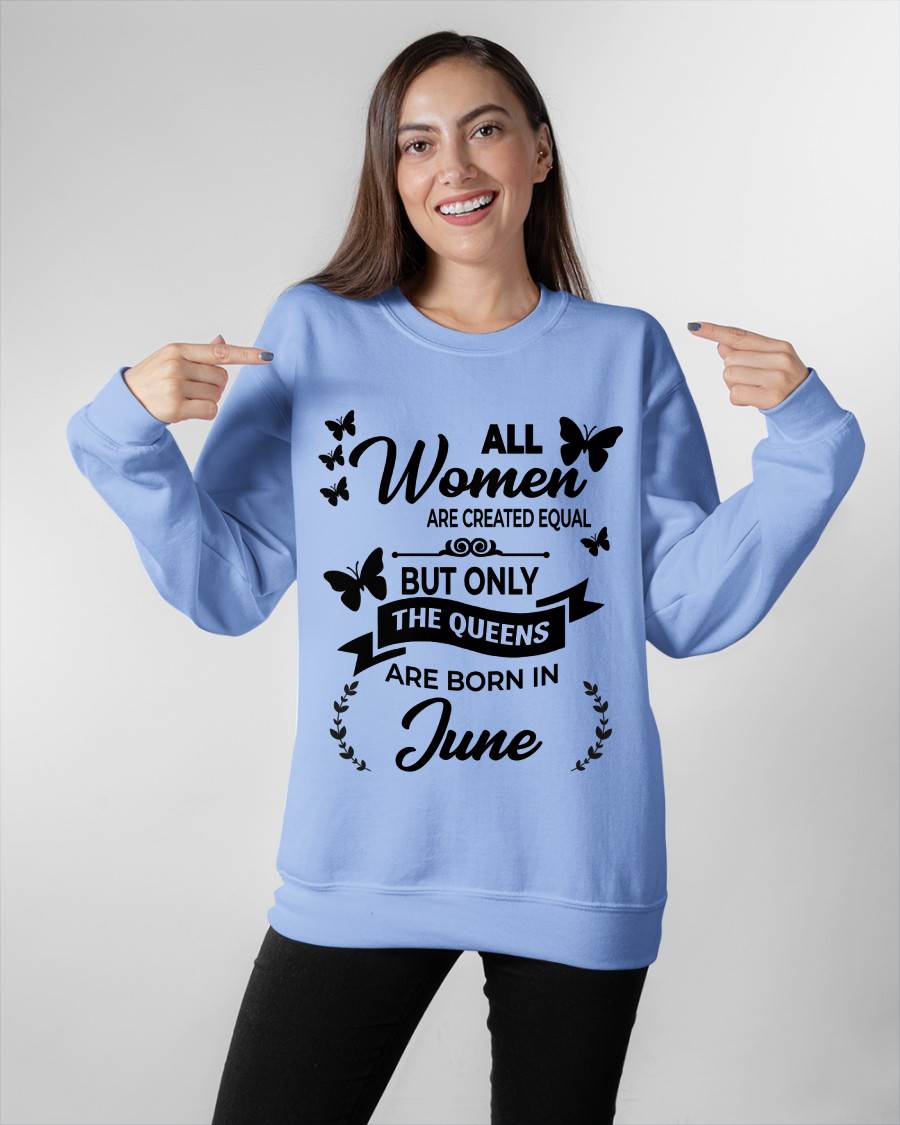 JUNE GIRLS ARE TRUE QUEENS - FOR WOMEN - TLEE06 (SKU2605-58-06)
