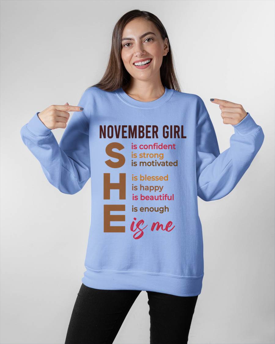 NOVEMBER GIRL - SHE IS ME - FOR WOMEN - TLEE11 (SKU2607-164-11)