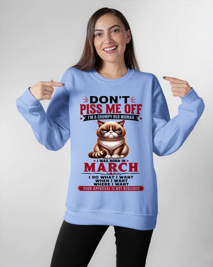 MARCH – ZERO PATIENCE FUNNY CAT - FOR WOMEN - TLEE03 (SKU2608-291-03)