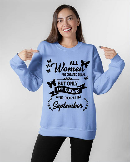 SEPTEMBER GIRLS ARE TRUE QUEENS - FOR WOMEN - TLEE09 (SKU2605-58-09)