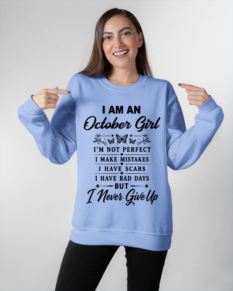 OCTOBER GIRL NEVER GIVE UP - FOR WOMEN - TLEE10 (SKU2606-378-10)