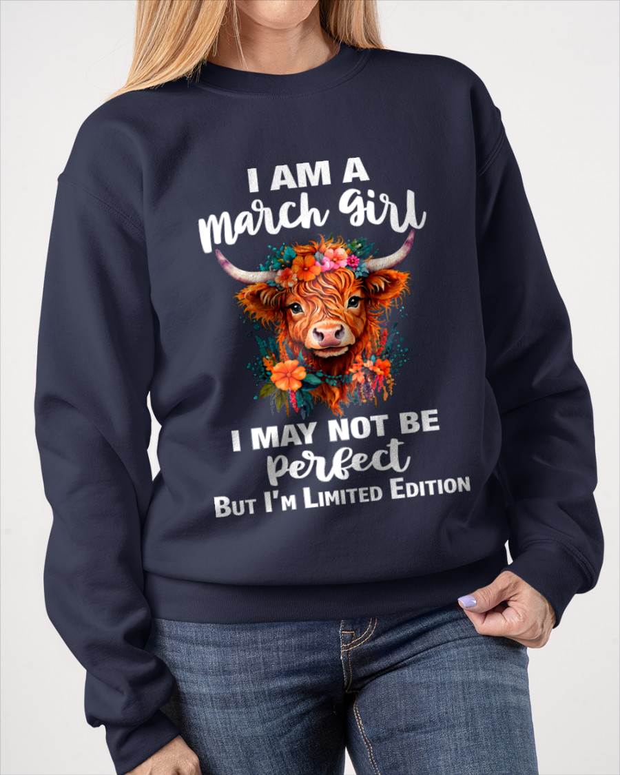 MARCH GIRL ONE OF A KIND TEE - FOR WOMEN - TLEE03 (SKU2607-296-03)