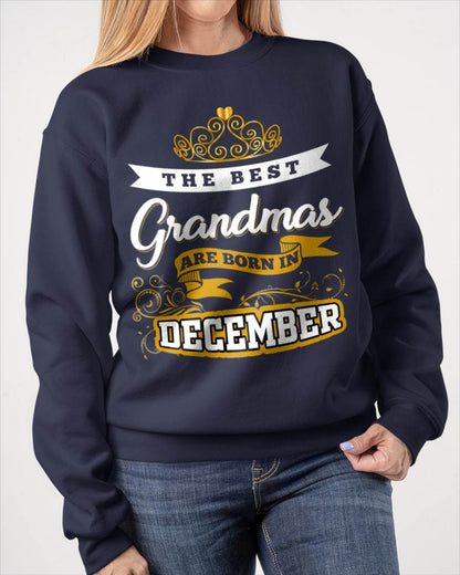 DECEMBER GRANDMAS ARE THE BEST - FOR WOMEN - TLEE12 (SKU2605-238-12)