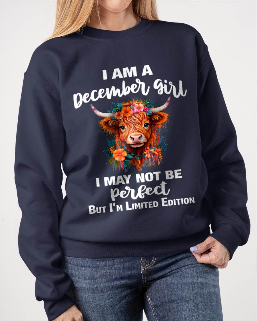 DECEMBER GIRL ONE OF A KIND TEE - FOR WOMEN - TLEE12 (SKU2607-296-12)