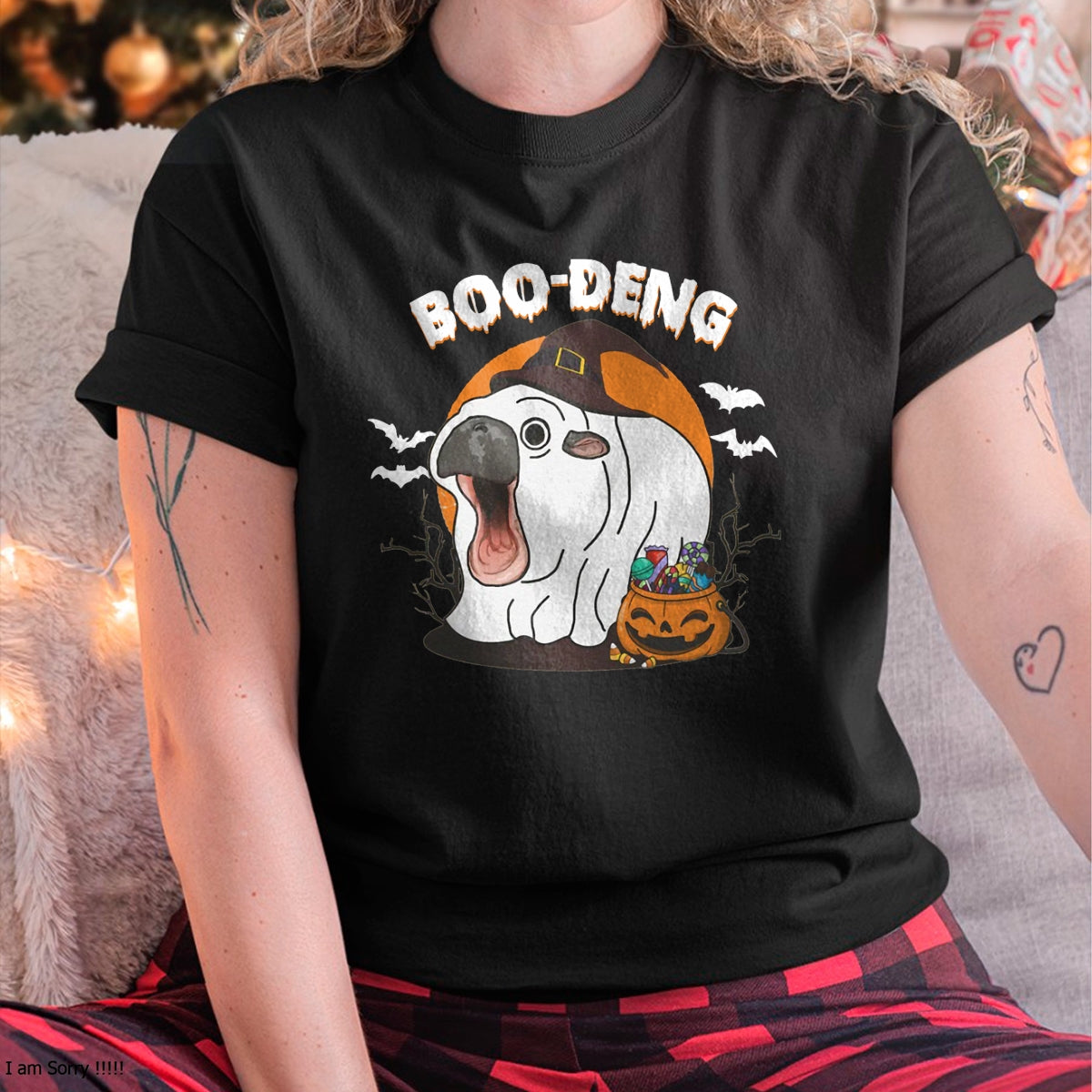 Hallowen Shirts for Family, Funny hallowen shirts, Hallowen Unisex T-Shirt/Hoodie/Sweatshirt HLT00 - Boo Deng Funny Moo Deng Halloween T-Shirt