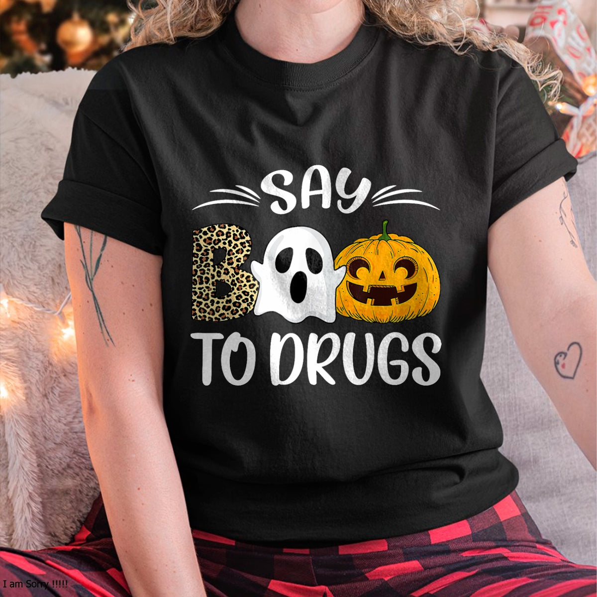 Hallowen Shirts for Family, Funny hallowen shirts, Hallowen Unisex T-Shirt/Hoodie/Sweatshirt HLT00 - Say Boo To Drugs Red Ribbon Week Awareness Funny Halloween T-Shirt