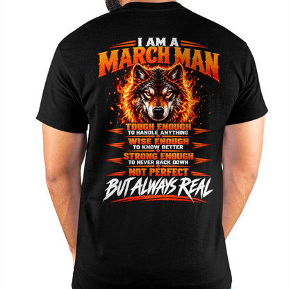 MARCH – NOT PERFECT BUT ALWAYS REAL , WOLF SHIRT - FOR MAN - TLEE03 (SKU2610-56-03)