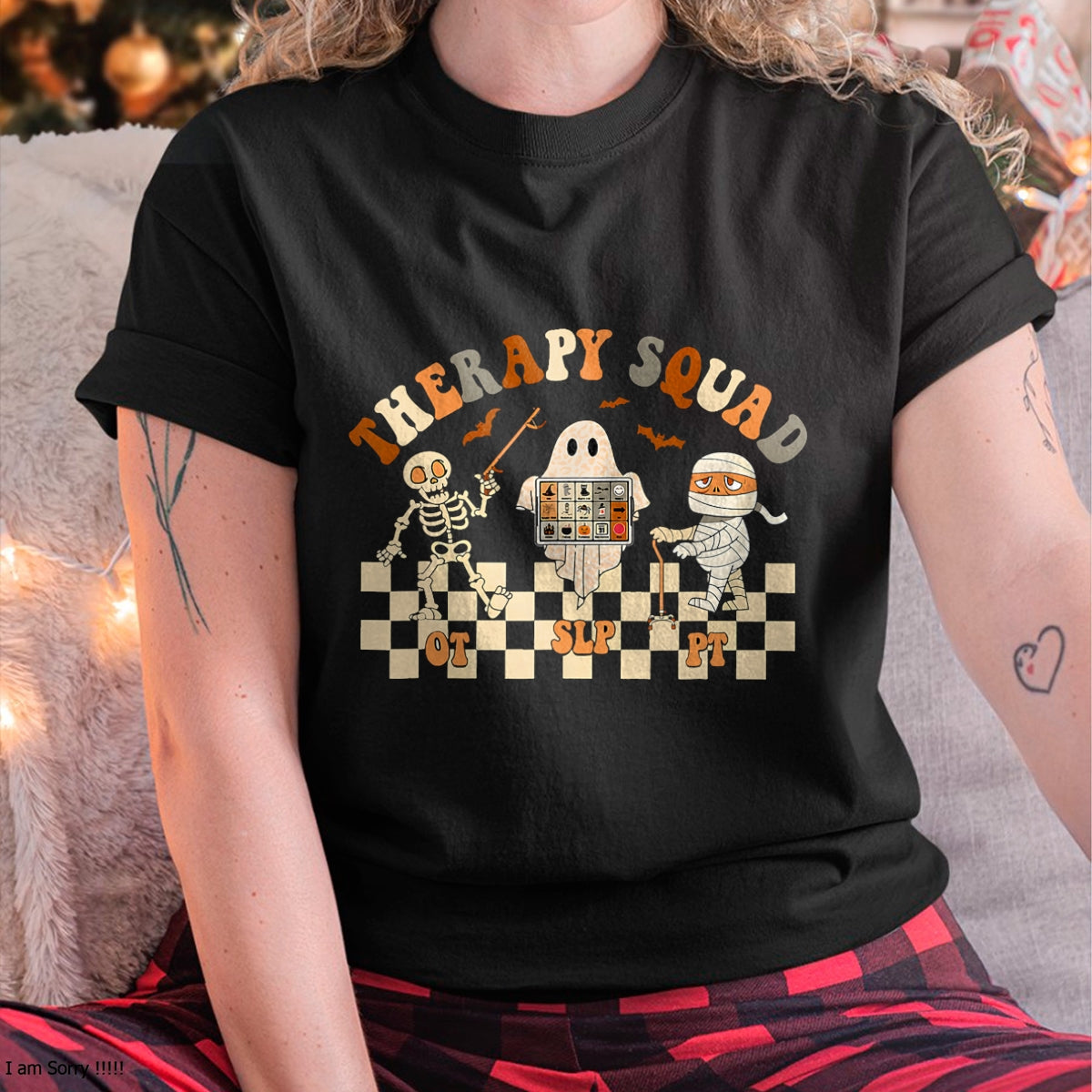 Hallowen Shirts for Family, Funny hallowen shirts, Hallowen Unisex T-Shirt/Hoodie/Sweatshirt HLT00 - Retro Therapy Squad SLP OT PT Team Halloween Speech Physical T-Shirt
