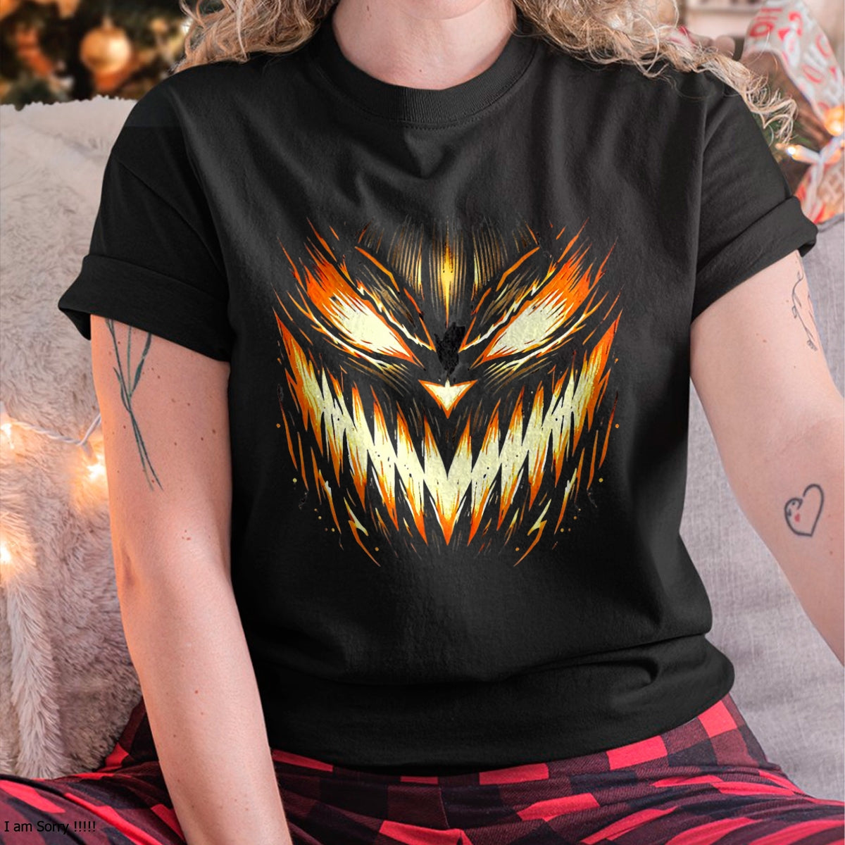Hallowen Shirts for Family, Funny hallowen shirts, Hallowen Unisex T-Shirt/Hoodie/Sweatshirt HLT00 - Scary Jack O Lantern Face Carved Pumpkin Halloween Costume T-Shirt