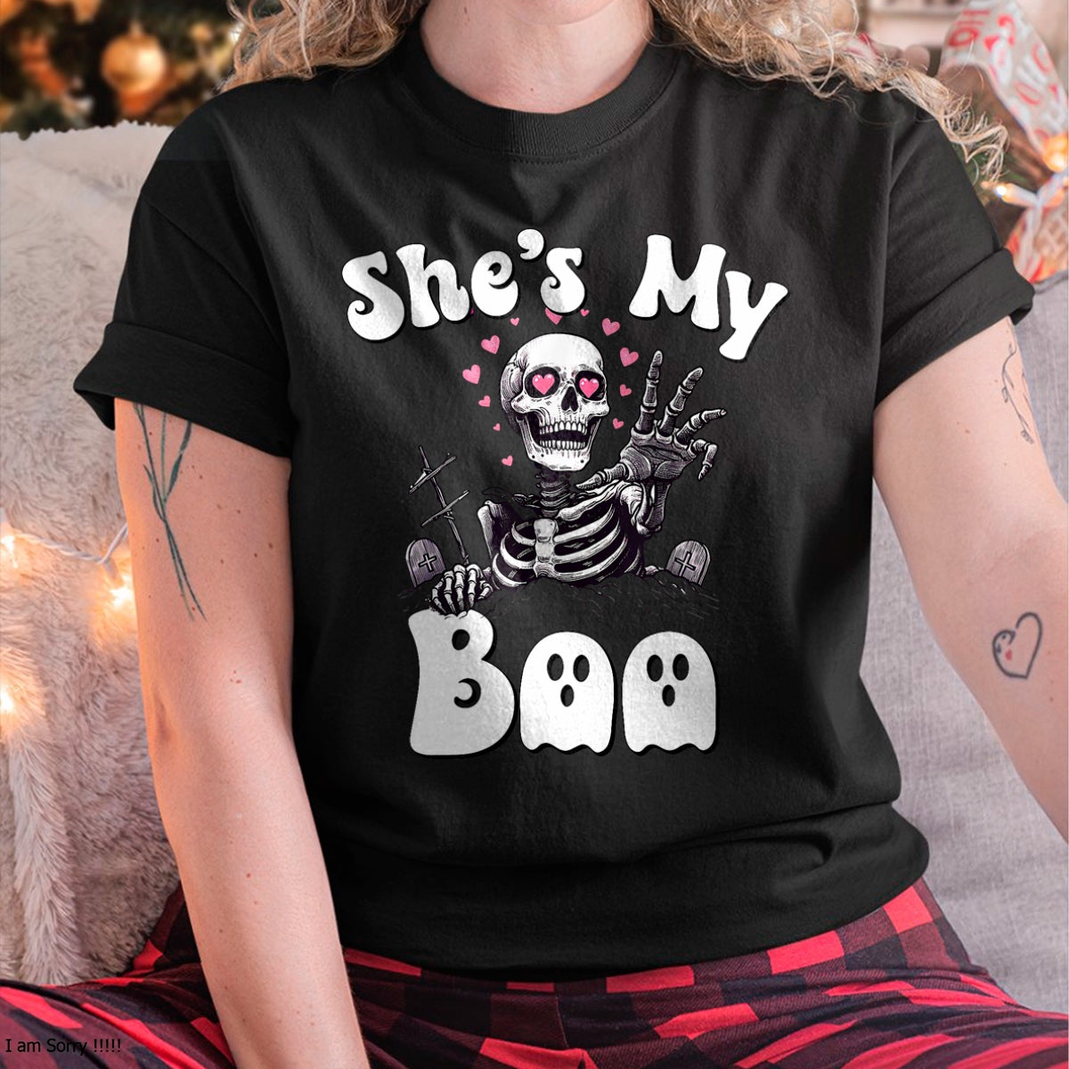 Hallowen Shirts for Family, Funny hallowen shirts, Hallowen Unisex T-Shirt/Hoodie/Sweatshirt HLT00 - She's My Boo Matching Halloween Pajama Couples He's My Boo T-Shirt