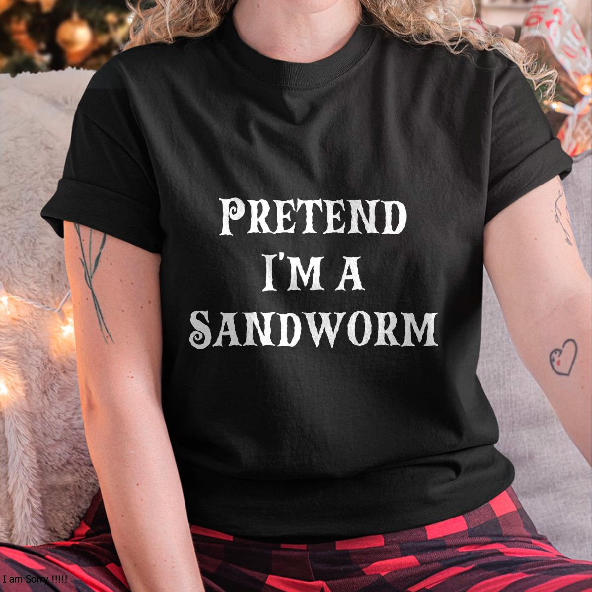Hallowen Shirts for Family, Funny hallowen shirts, Hallowen Unisex T-Shirt/Hoodie/Sweatshirt HLT00 - Pretend I'm a Sandworm Funny Halloween Costume Last Minute T-Shirt