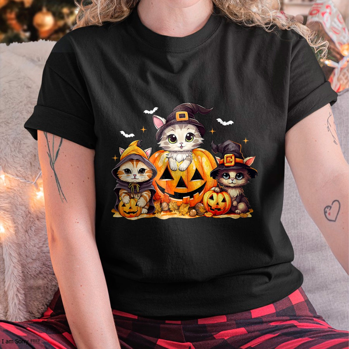 Hallowen Shirts for Family, Funny hallowen shirts, Hallowen Unisex T-Shirt/Hoodie/Sweatshirt HLT00 - Halloween Cat Shirt For Women Girls Pumpkin Spooky Season T-Shirt