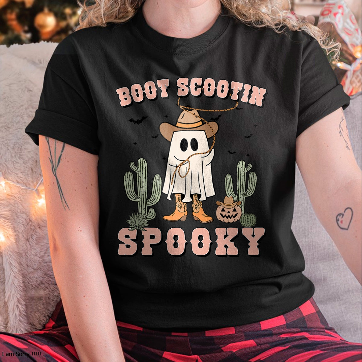 Hallowen Shirts for Family, Funny hallowen shirts, Hallowen Unisex T-Shirt/Hoodie/Sweatshirt HLT00 - Funny Boot Scootin Spooky Cowboy Ghost Men Toddler Halloween T-Shirt