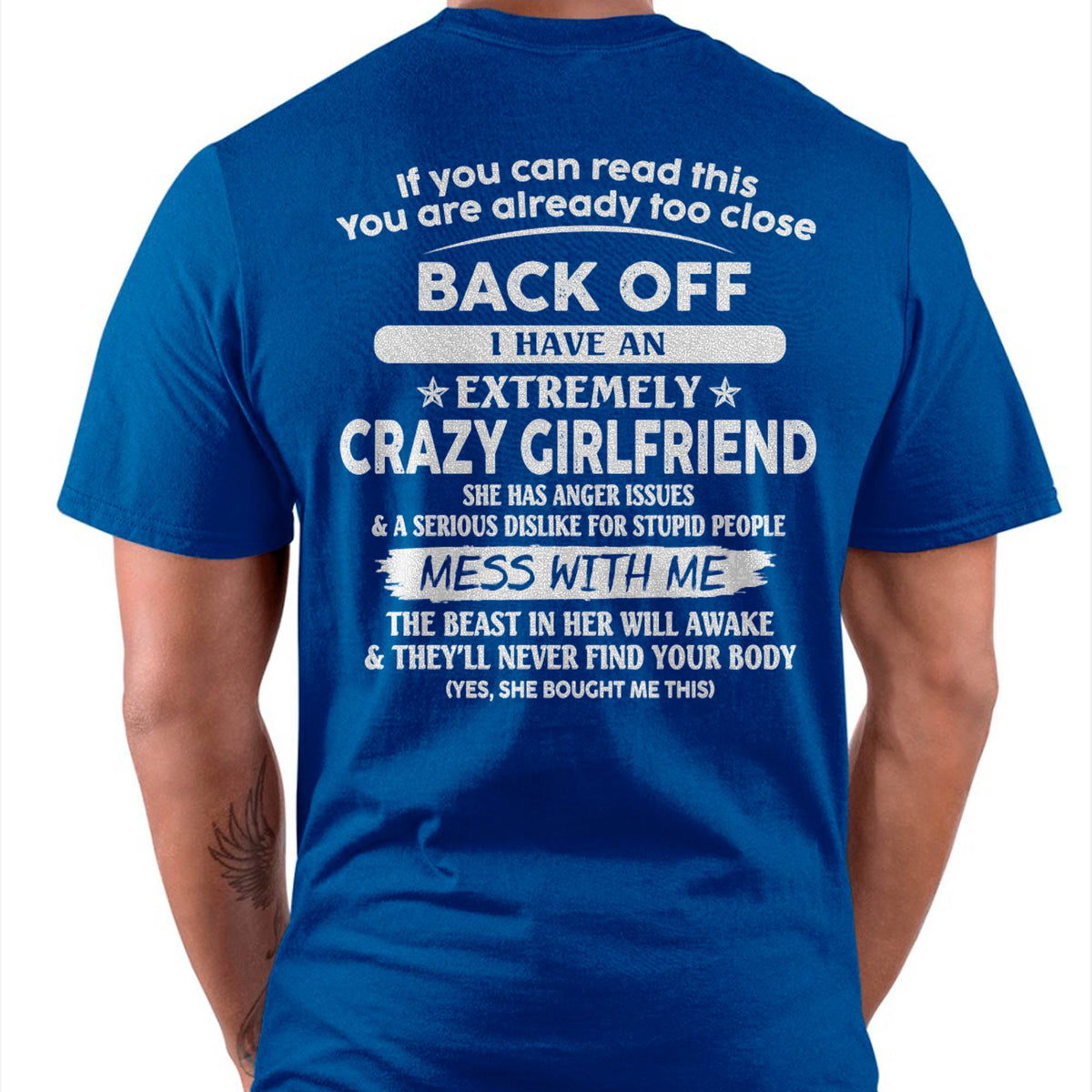 If You Can Read This You Are Already Too Close - Gift For Your Boyfriend, Husband From Wife - TLEE00 (SKU07-175-00)