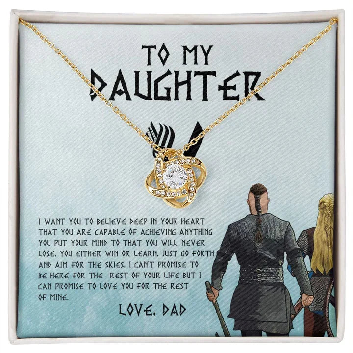 To My Daughter From Dad Necklace