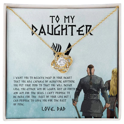 To My Daughter From Dad Necklace
