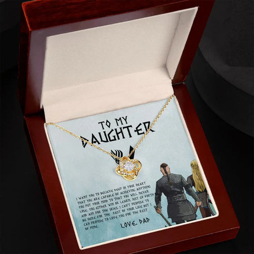 To My Daughter From Dad Necklace