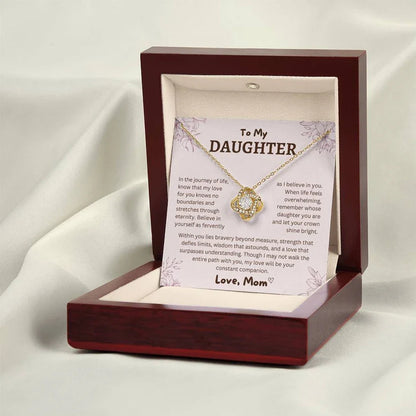 To My Daughter From Mom Necklace