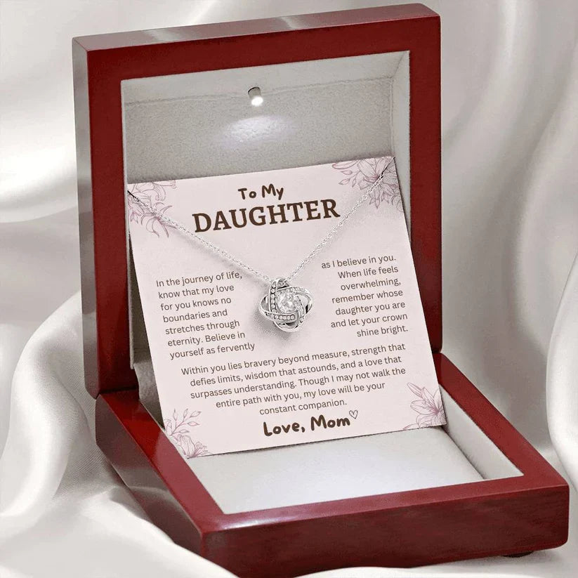 To My Daughter From Mom Necklace