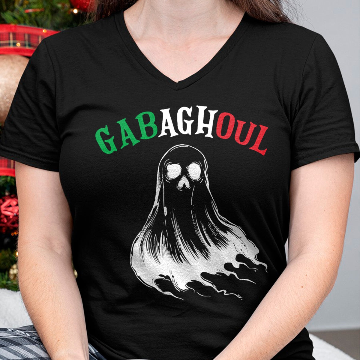 Hallowen Shirts for Family, Funny hallowen shirts, Hallowen Unisex T-Shirt/Hoodie/Sweatshirt HLT00 - Gabaghoul Funny Gabagool Italian Flag Halloween T-Shirt