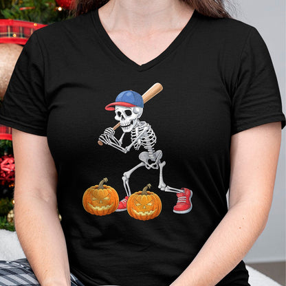 Hallowen Shirts for Family, Funny hallowen shirts, Hallowen Unisex T-Shirt/Hoodie/Sweatshirt HLT00 - Baseball Skeleton Halloween Funny Baseball Halloween Boys T-Shirt