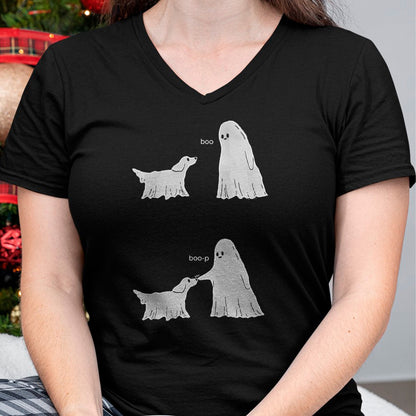 Hallowen Shirts for Family, Funny hallowen shirts, Hallowen Unisex T-Shirt/Hoodie/Sweatshirt HLT00 - Boo Boo-p Ghost Dog Halloween T-Shirt