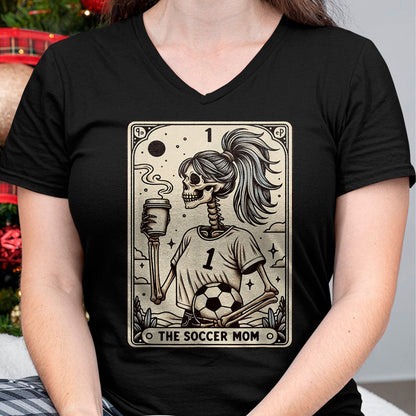 Hallowen Shirts for Family, Funny hallowen shirts, Hallowen Unisex T-Shirt/Hoodie/Sweatshirt HLT00 - Soccer Mom Tarot Card, Vintage Halloween Soccer Mama Sweatshirt