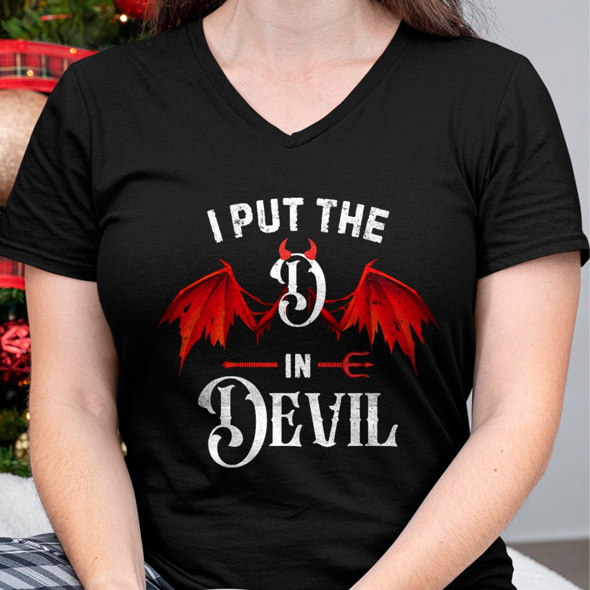 Hallowen Shirts for Family, Funny hallowen shirts, Hallowen Unisex T-Shirt/Hoodie/Sweatshirt HLT00 - I Put D in Devil Matching Couple Funny Halloween T-Shirt