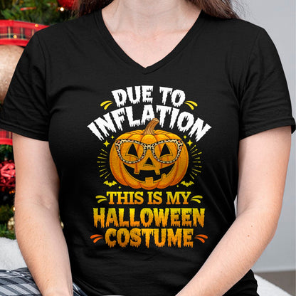 Hallowen Shirts for Family, Funny hallowen shirts, Hallowen Unisex T-Shirt/Hoodie/Sweatshirt HLT00 - Due To Inflation This Is My Halloween Custome Pumpkin Funny T-Shirt