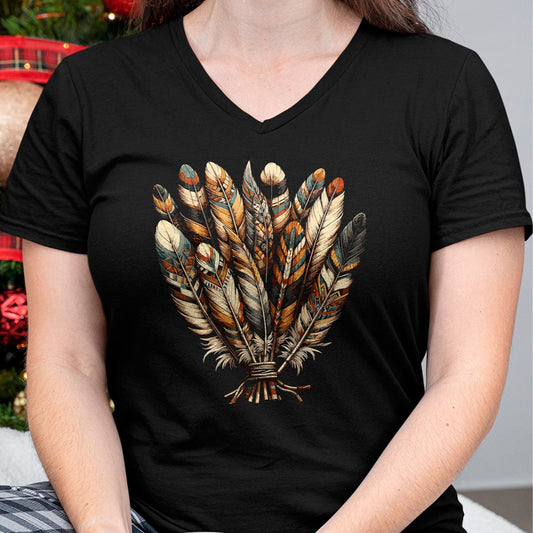 Native American T-Shirts, Vintage Native American Unisex T-Shirt/Hoodie/Sweatshirt HLT00 - Strong Indigenous Woman Native American Indigenous T-Shirt (1)