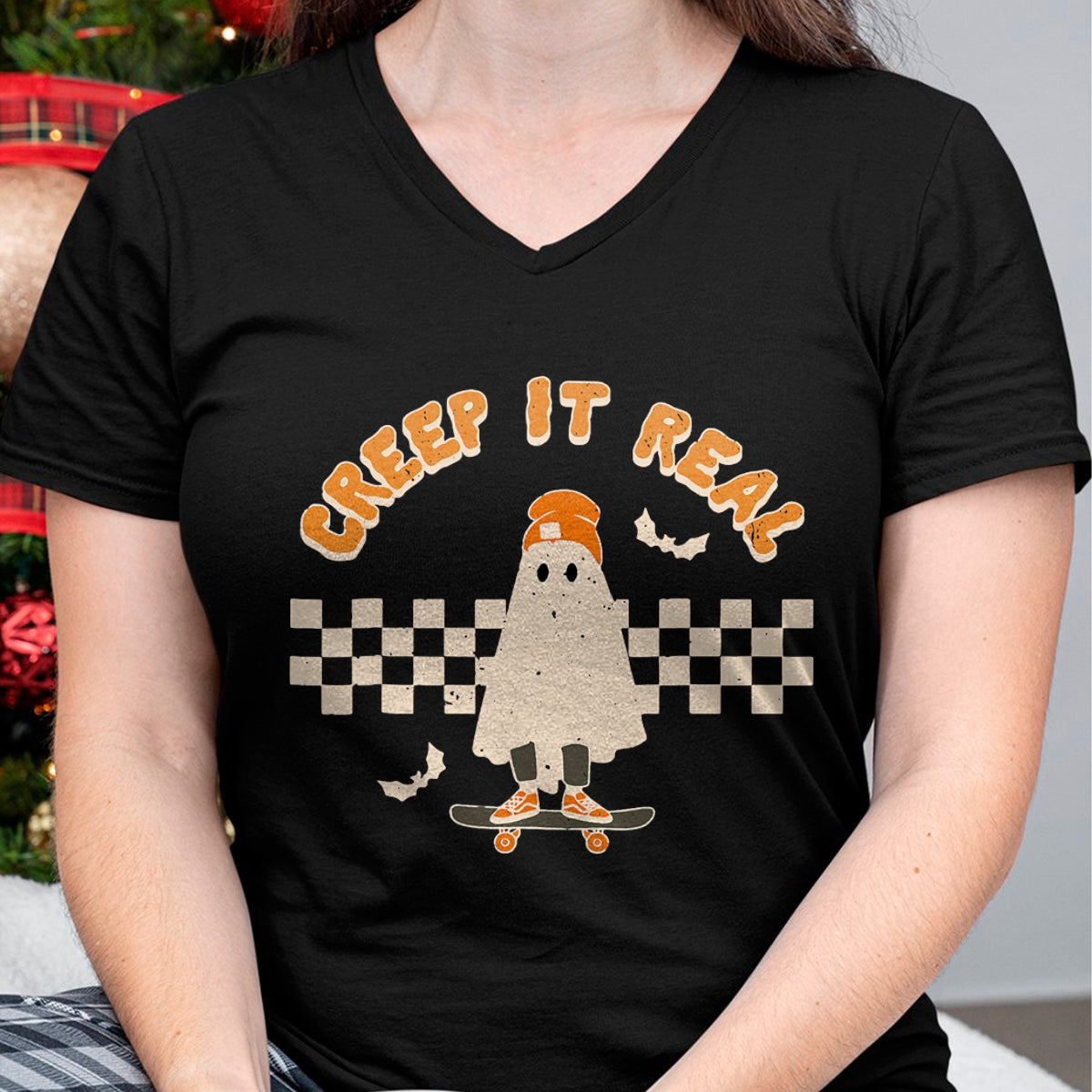 Hallowen Shirts for Family, Funny hallowen shirts, Hallowen Unisex T-Shirt/Hoodie/Sweatshirt HLT00 - Retro Halloween Creep it Real Vintage Ghost Halloween T-Shirt