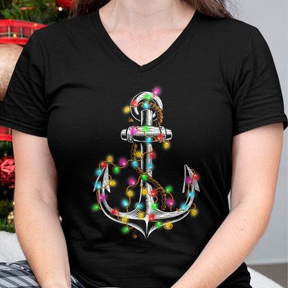 Christmas Shirts for Family, Funny christmas shirts, Christmas Unisex T-Shirt/Hoodie/Sweatshirt HLT00 - Christmas Lights Boating Sailing Cruise Boat Gifts T-Shirt
