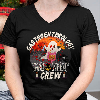 Hallowen Shirts for Family, Funny hallowen shirts, Hallowen Unisex T-Shirt/Hoodie/Sweatshirt HLT00 - Spooky gastroenterology Boo Crew endoscopy tech Halloween T-Shirt