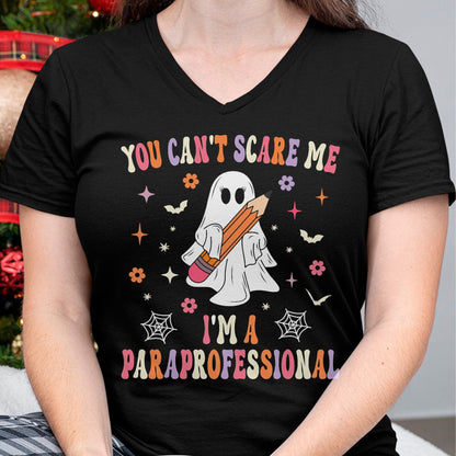 Hallowen Shirts for Family, Funny hallowen shirts, Hallowen Unisex T-Shirt/Hoodie/Sweatshirt HLT00 - You Can't Scare Me I'm A Paraprofessional Parapro Halloween T-Shirt