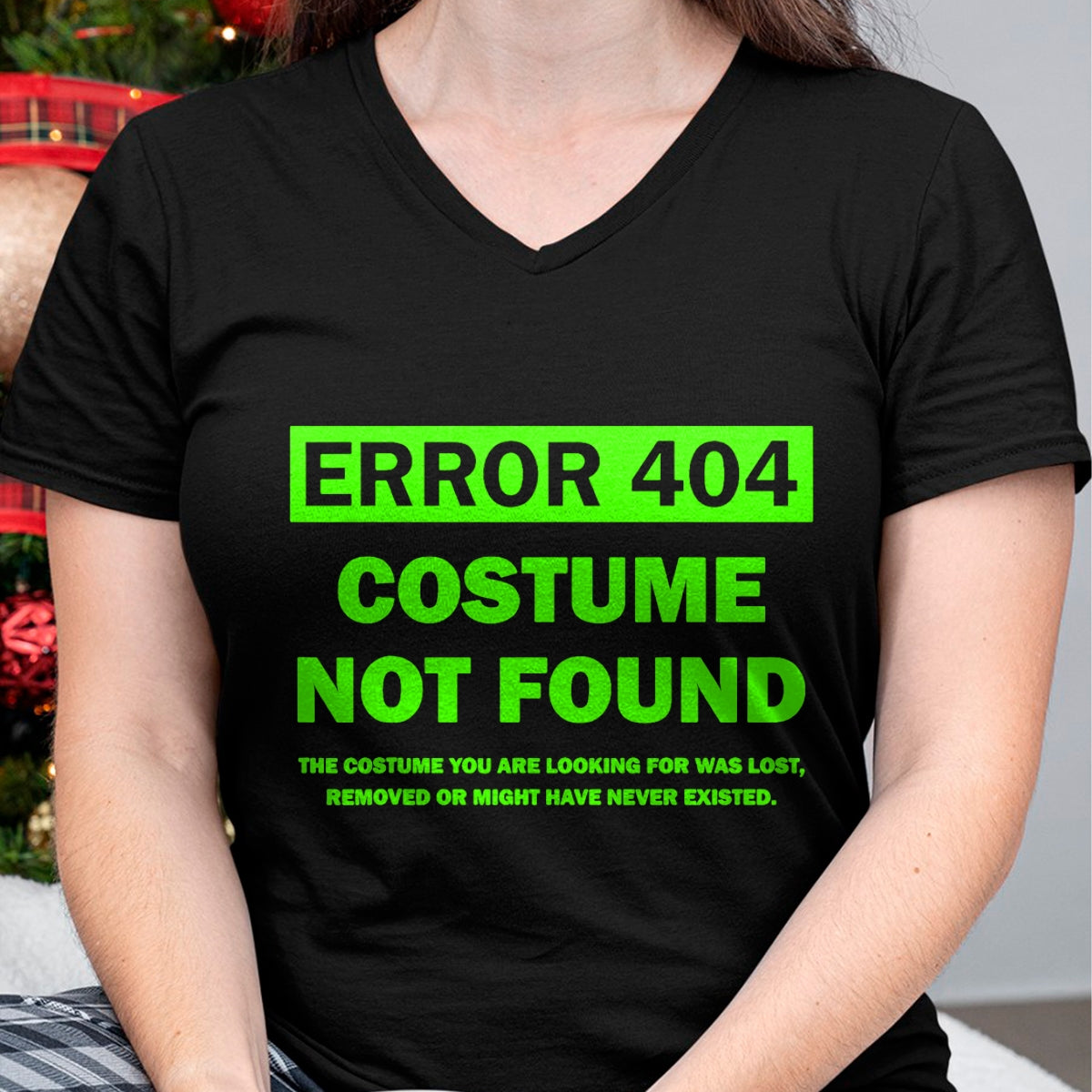 Hallowen Shirts for Family, Funny hallowen shirts, Hallowen Unisex T-Shirt/Hoodie/Sweatshirt HLT00 - Error 404 Costume Not Found halloween matching T-Shirt