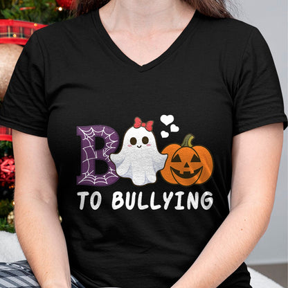 Hallowen Shirts for Family, Funny hallowen shirts, Hallowen Unisex T-Shirt/Hoodie/Sweatshirt HLT00 - Unity Day Orange Girls Funny Halloween Boo To Bullying T-Shirt