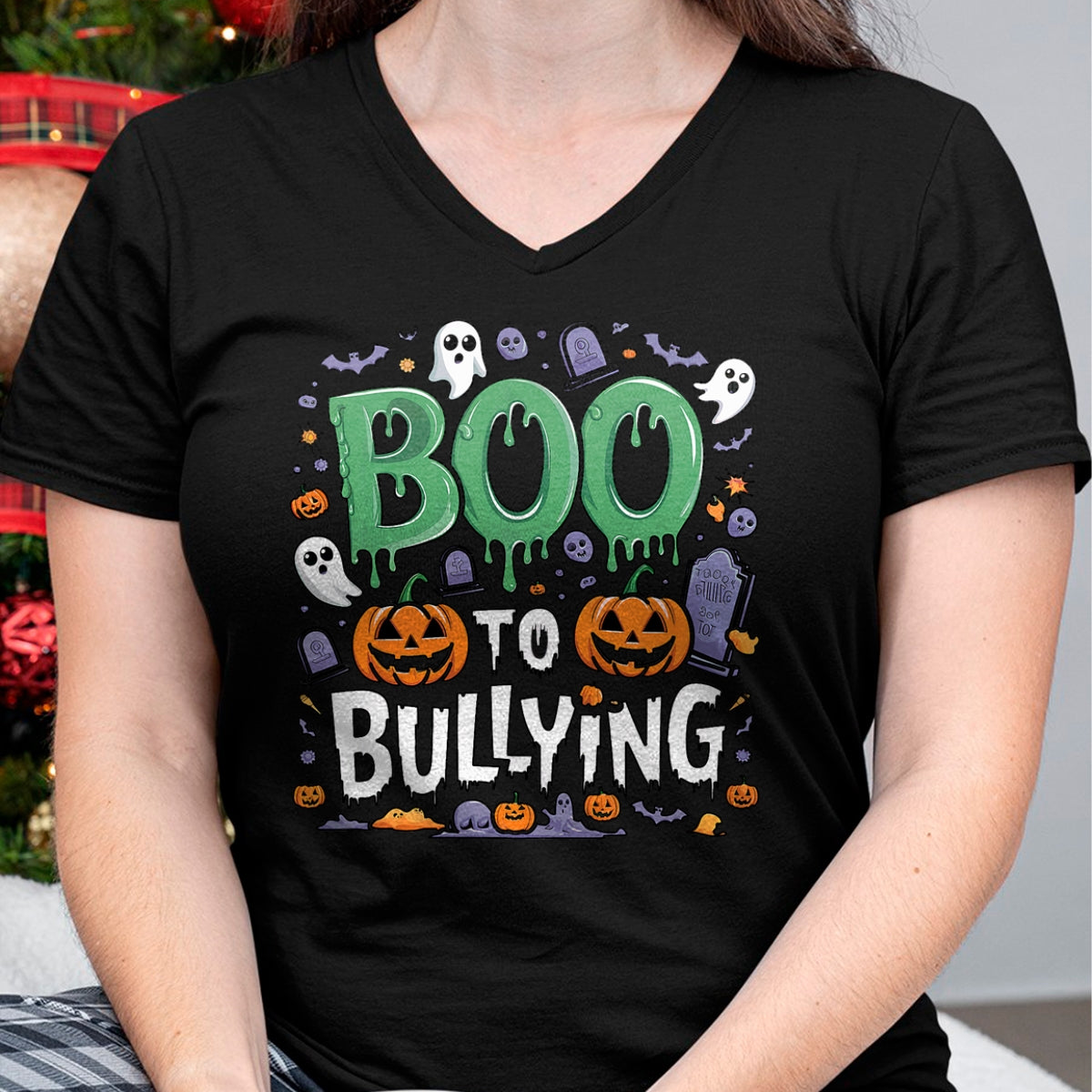 Hallowen Shirts for Family, Funny hallowen shirts, Hallowen Unisex T-Shirt/Hoodie/Sweatshirt HLT00 - Boo Anti Bullying Funny Halloween Orange Unity Day Boys T-Shirt