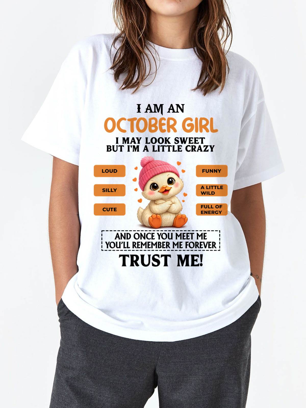 OCTOBER GIRL - SWEET, LOUD, AND A LITTLE WILD, FULL OF LIFE AND ENERGY - FOR WOMEN - TLEE10 (SKU2603-200-10)