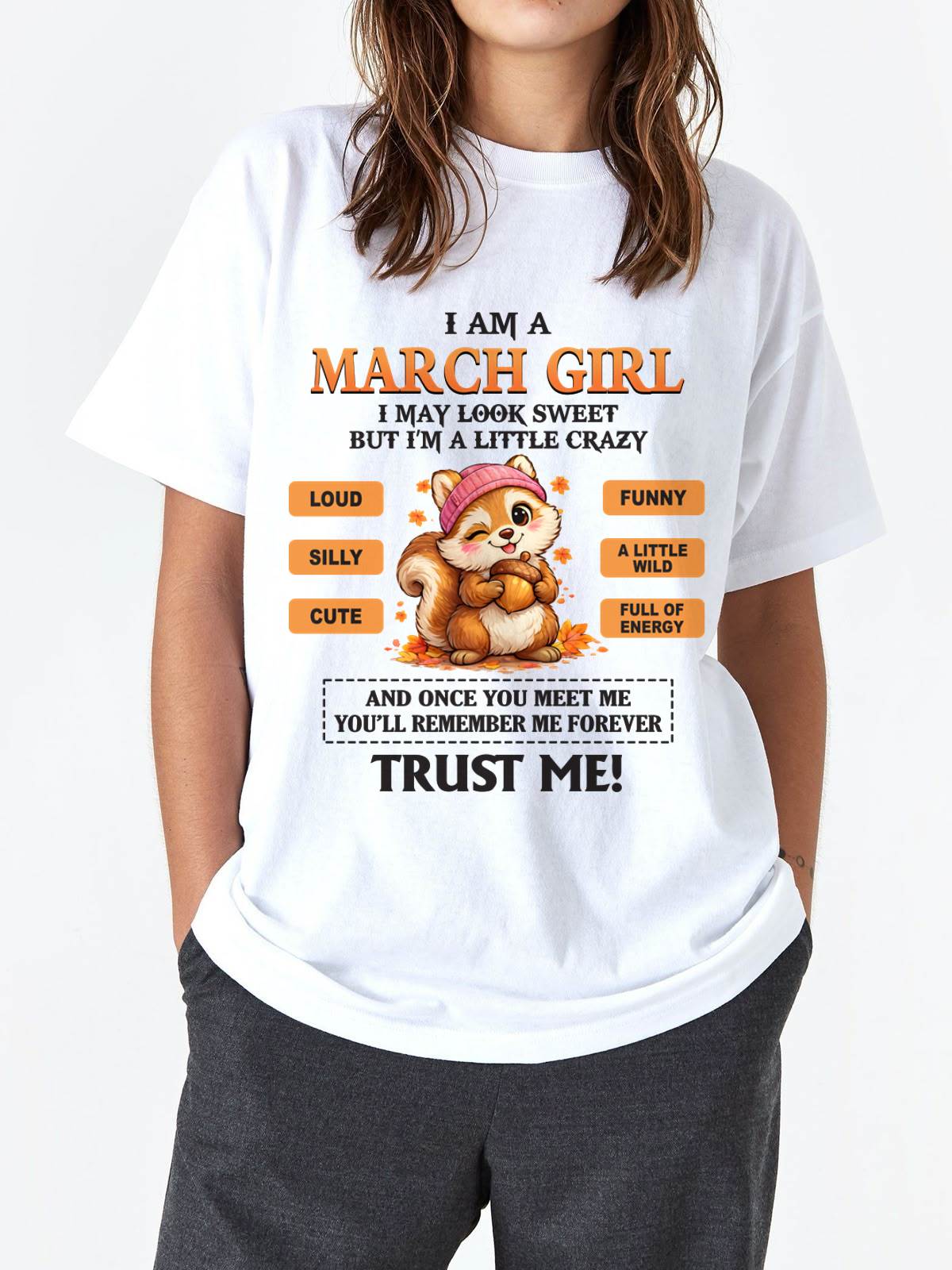 MARCH GIRL - SWEET BUT A LITTLE CRAZY AND FULL OF ENERGY - FOR WOMEN - TLEE03 (SKU2603-126-03)