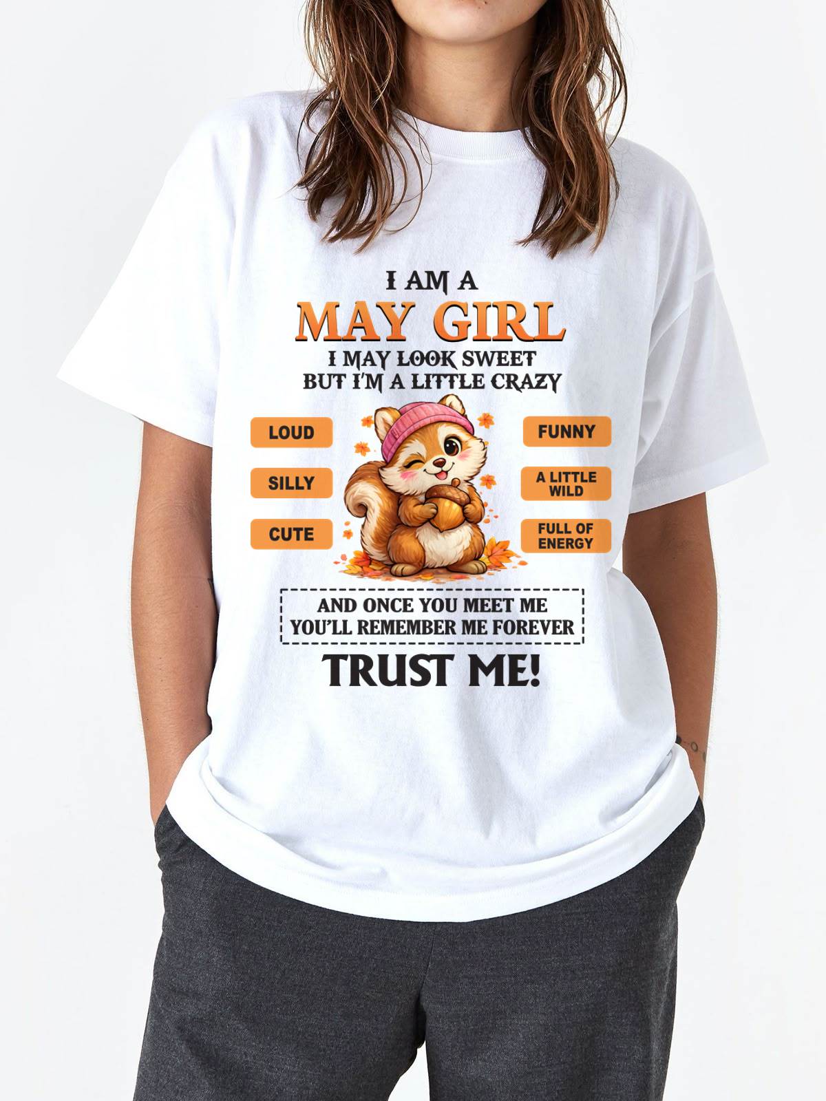 MAY GIRL - SWEET BUT A LITTLE CRAZY AND FULL OF ENERGY - FOR WOMEN - TLEE05 (SKU2603-126-05)