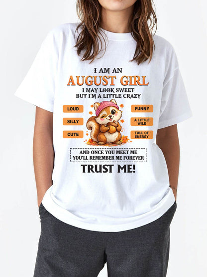 AUGUST GIRL - SWEET BUT A LITTLE CRAZY AND FULL OF ENERGY - FOR WOMEN - TLEE08 (SKU2603-126-08)