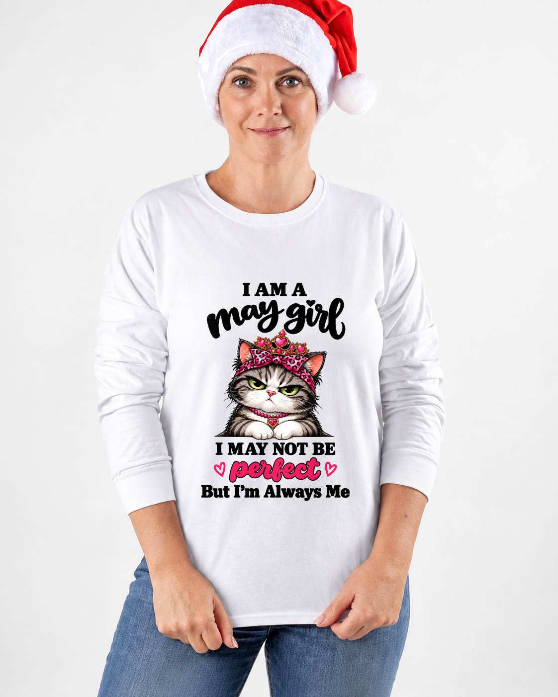 MAY GIRL CAT SHIRT – ALWAYS ME - FOR WOMEN - TLEE05 (SKU2610-100-05)