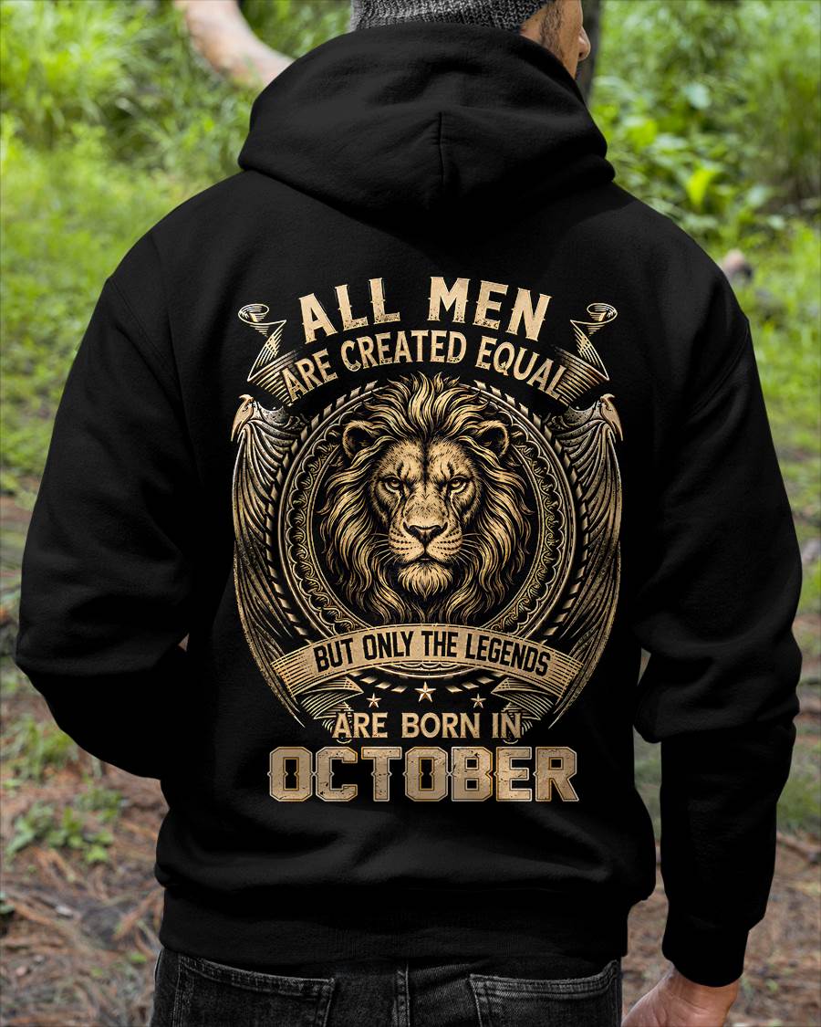 OCTOBER BORN LEGEND SHIRT – LION KING - FOR MAN - TLEE10 (SKU2606-177-10)