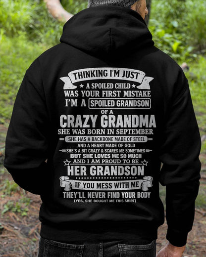 SEPTEMBER - GRANDMA’S PROTECTION MODE: ON - FROM GRANDMA - TLEE09 (SKU2607-06-09)