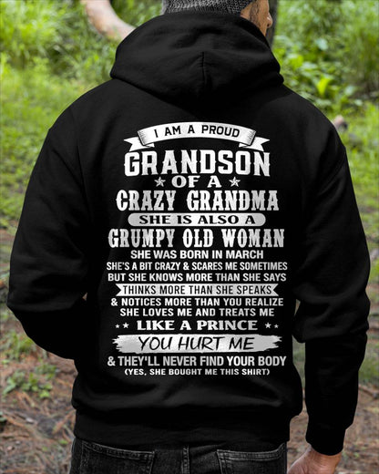 MARCH - GRANDSON OF A CRAZY GRANDMA - FROM GRANDMA - TLEE03 (SKU2606-274-03)